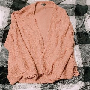 Cozy Baby Pink Cardigan